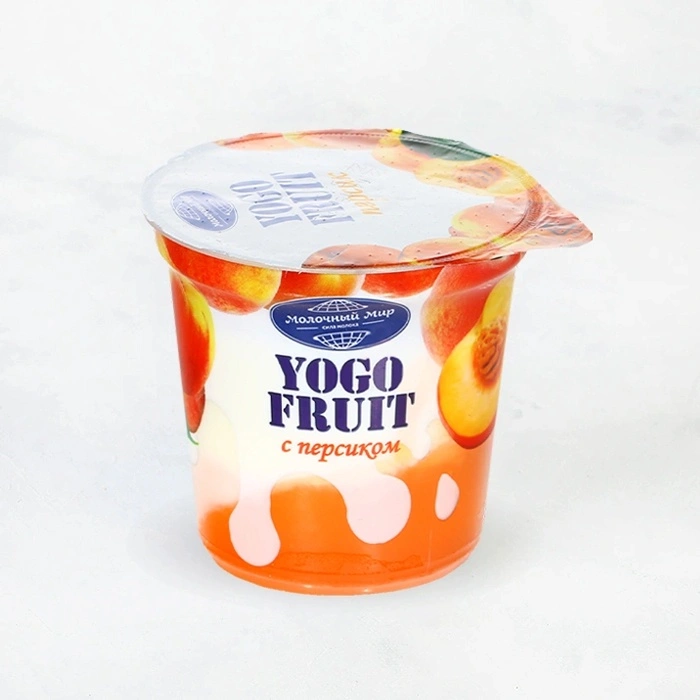Йогурт "YOGO FRUIT" наполн персик 150 г в п/ст Молочный мир