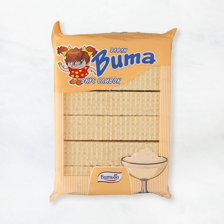 Вафли "Вита" 143г вкус сливок Витьба