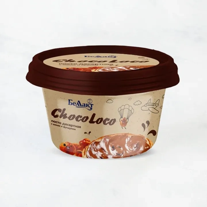 Паста десертная с какао и фундуком 25% 250г ChocoLoco Беллакт