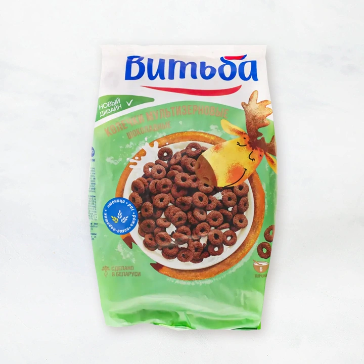 Колечки мультизерновые шоколадные 200г Витьба