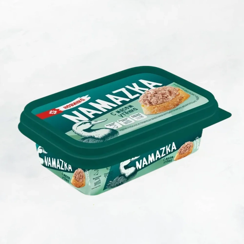 Намазка с мясом утенка изд мясо-раст вар. 150г Брестский МК