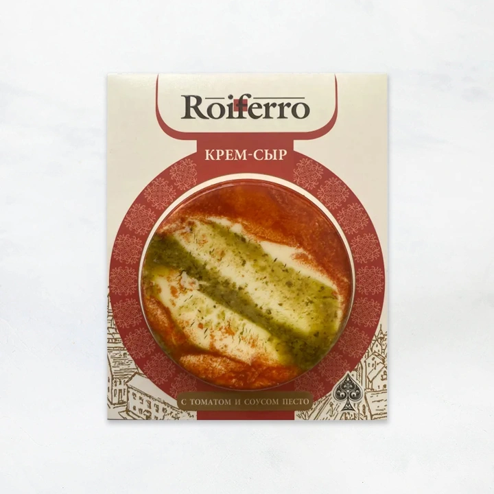 Крем-сыр с томатом и соусом песто 69% 120г*12 ТМ Roiferro РФ