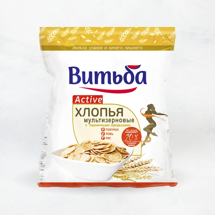 Хлопья мультизерновые Витьба с "пшеничными зародышами" 250г Витьба