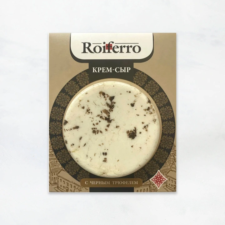 Крем-сыр с черным трюфелем 69% 120г*12 ТМ Roiferro РФ