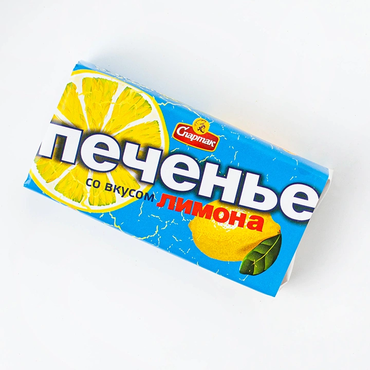 Печенье вкус Лимона 90г 1/48 Спартак