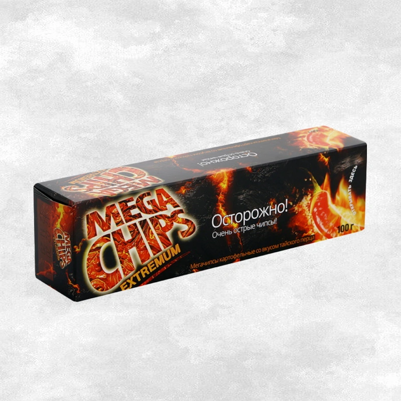 Мегачипсы картофельные "Extremum" со вкусом тайского перца 100г (1/25) 