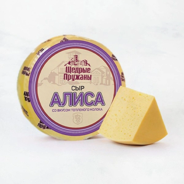 Сыр Алиса со вкусом топл молока 50% Пружанский МК