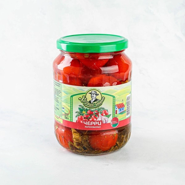 Томаты черри маринован. пастеризован. (лимонка) 700г/8 шт Быховский КЗ