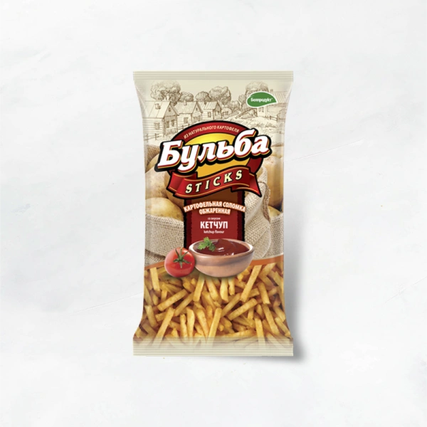 Чипсы "Бульба STICKS" 75г вкус КЕТЧУПА, из натурального картофеля