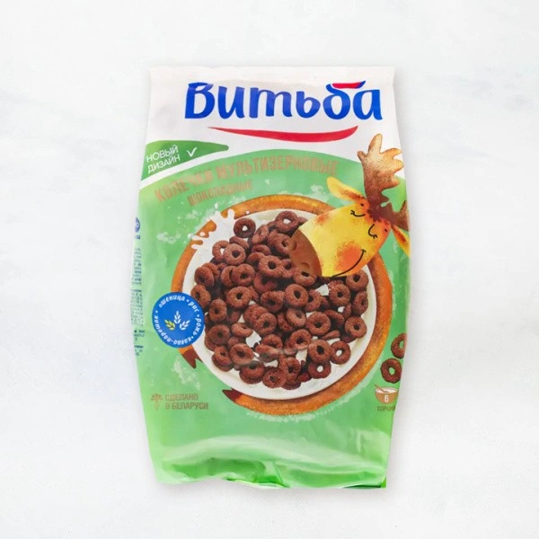 Колечки мультизерновые шоколадные 200г Витьба