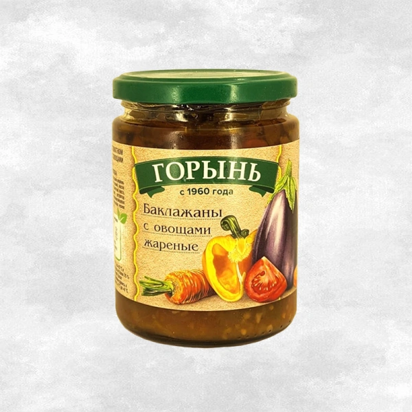 Баклажаны с овощами жареные 420мл/420г РБ Горынь