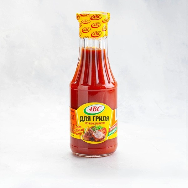 Кетчуп ДЛЯ ГРИЛЯ 320г ст/б/15 шт АВС