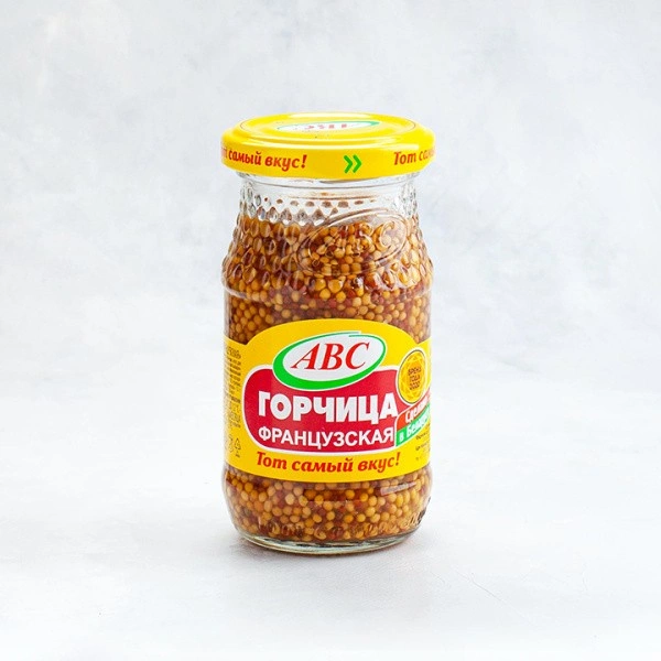 Горчица Французская 160г/15 шт АВС