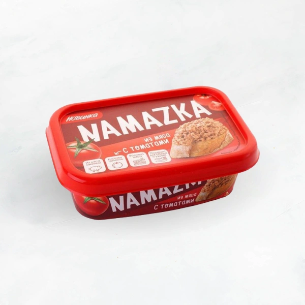 Намазка с томатами изд мясосодерж вар. 150г газ Брестский МК