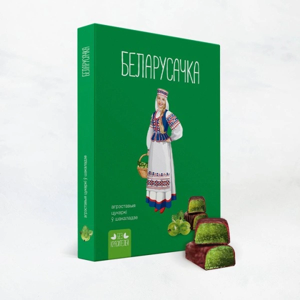 Набор конфет Беларусочка/Крыжовник 290г/10 шт Красный пищевик