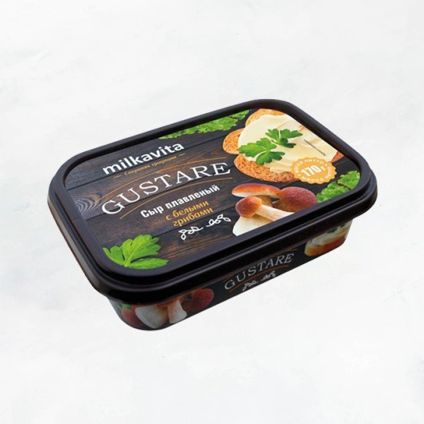 Сыр плавленный вкус Белые грибы 40% 170г Милкавита