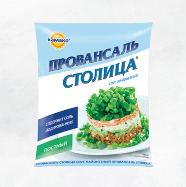 Соус майонезный постный Правонсаль Столица 180г КАМАКО