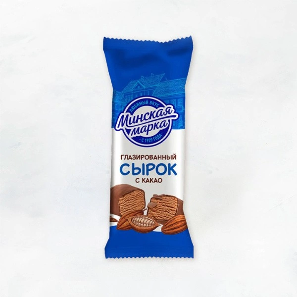 Сырок с какао творож. глазир.23% 45г Минская марка
