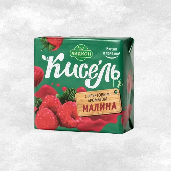 Кисель с фруктовым ароматом "Малина"  220г Лидкон