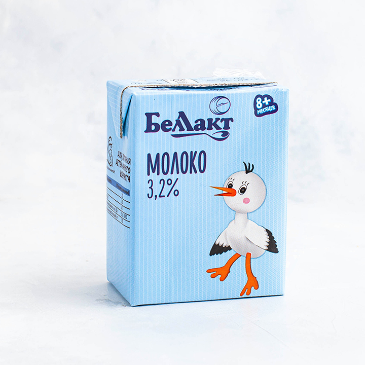 Молоко 3,2% д/детей раннего возраста 200г Беллакт