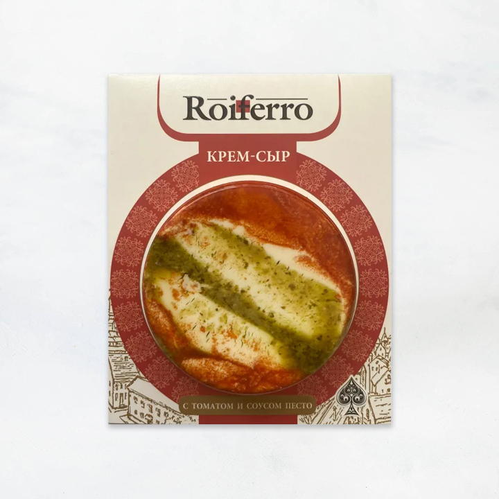 Крем-сыр с томатом и соусом песто 69% 120г*12 ТМ Roiferro РФ