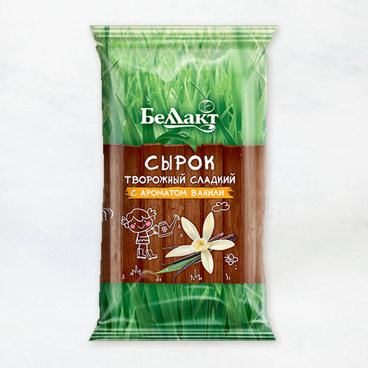 Сырок творожный ваниль 7% 100г двойная уп/пленка Беллакт