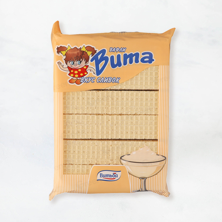 Вафли "Вита" 143г вкус сливок Витьба