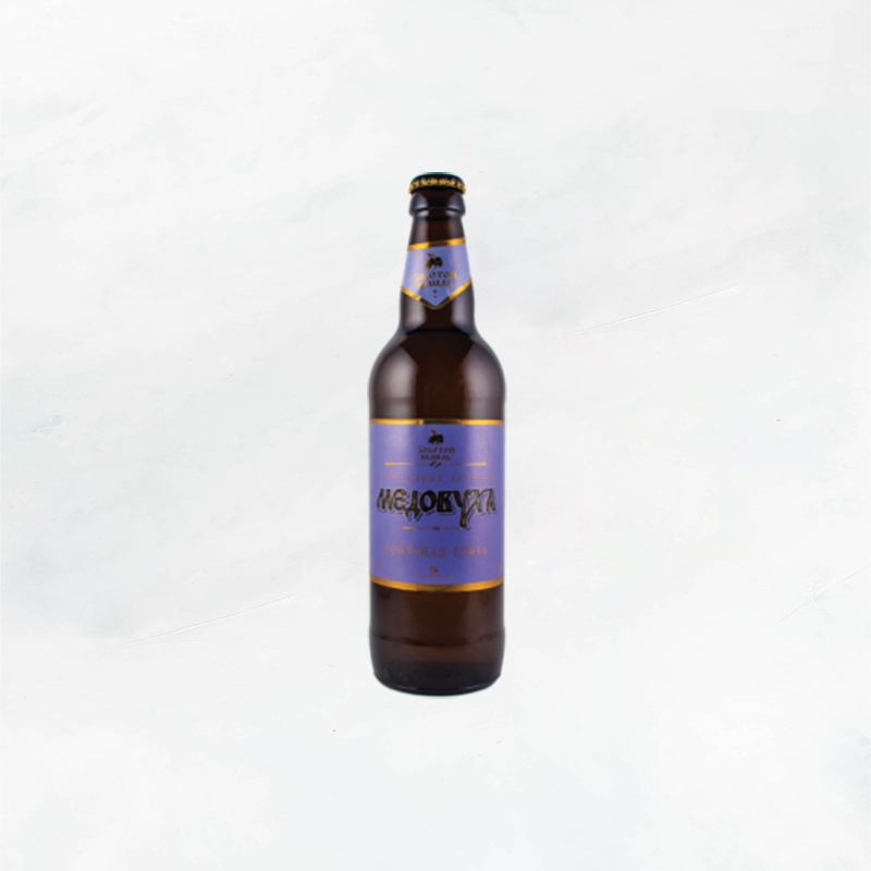 Медовуха копченая слива 0,44 л напиток мед. газ. Двинский Бровар