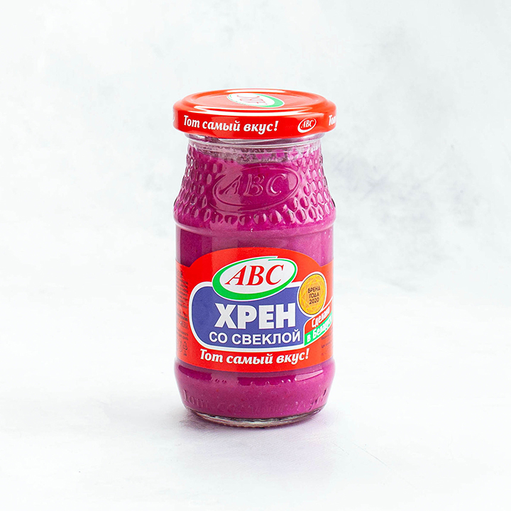 Хрен Со свеклой 160г/15 шт АВС