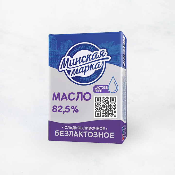 Масло безлактозное Минская марка 82,5% 180г Минский1