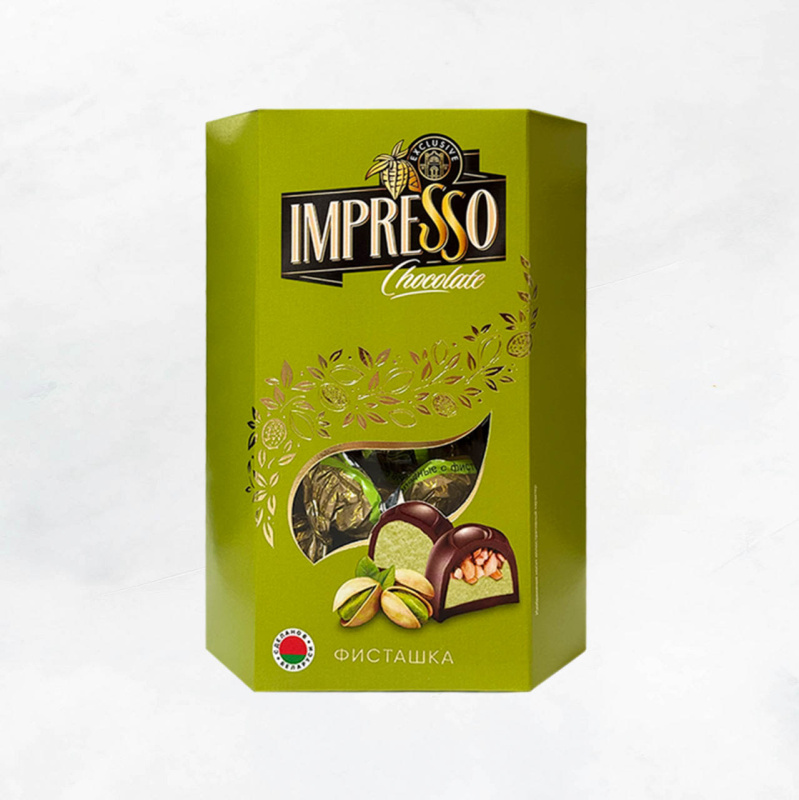 Набор конфет Импрессо с фисташкой 160г 1/10 Спартак