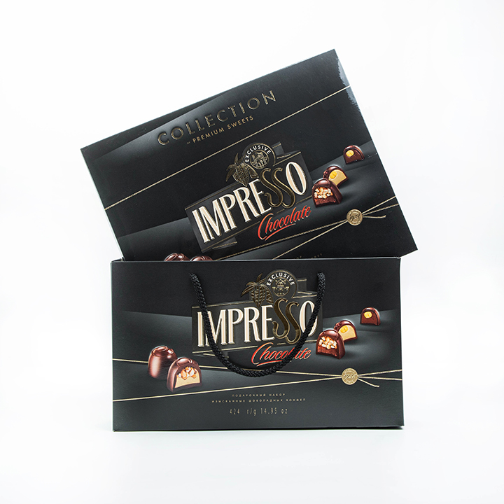 Набор конфет Импрессо Черный 424г 1/4 Спартак