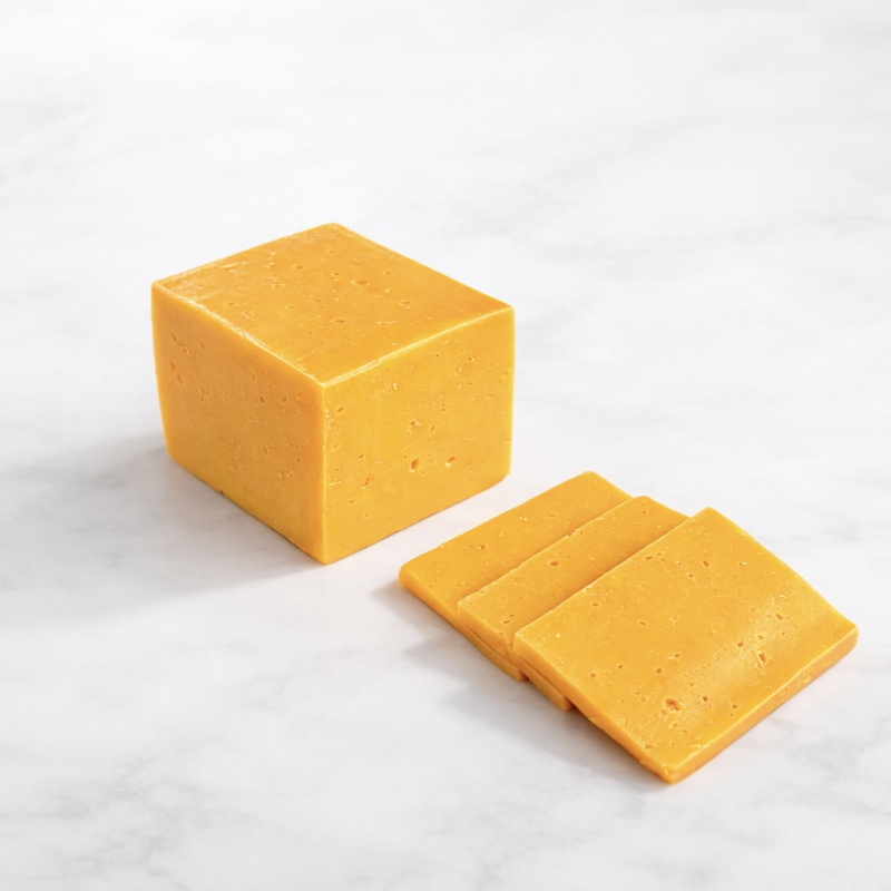 Сыр Чеддер Красный 45% брус 1Минский молочный