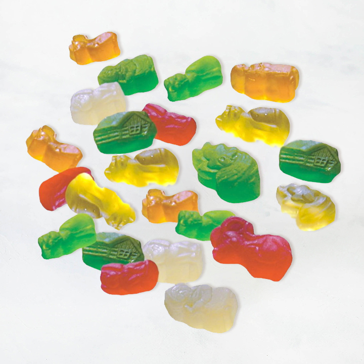 Мармелад с фруктовыми вкусами (РЕПКА) весовой Красный пищевик