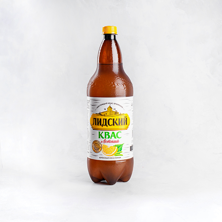 Квас "Лидский Летний" с березовым соком и лимоном (1,5)