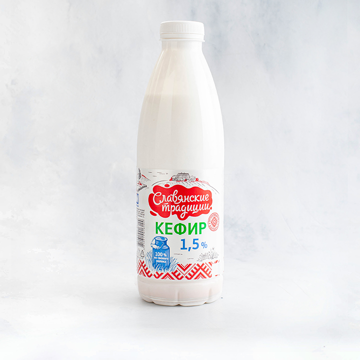 Кефир "Славянские традиции" 0,9л 1,5% ПЭТ Минский1