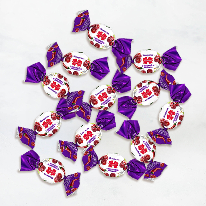 Конфеты Коммунарка с Вишней и перцем глазированные Коммунарка