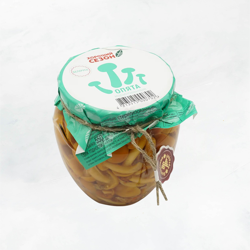 Грибы Опята соленые Хороший Сезон ст/б 550 мл (8 шт) 