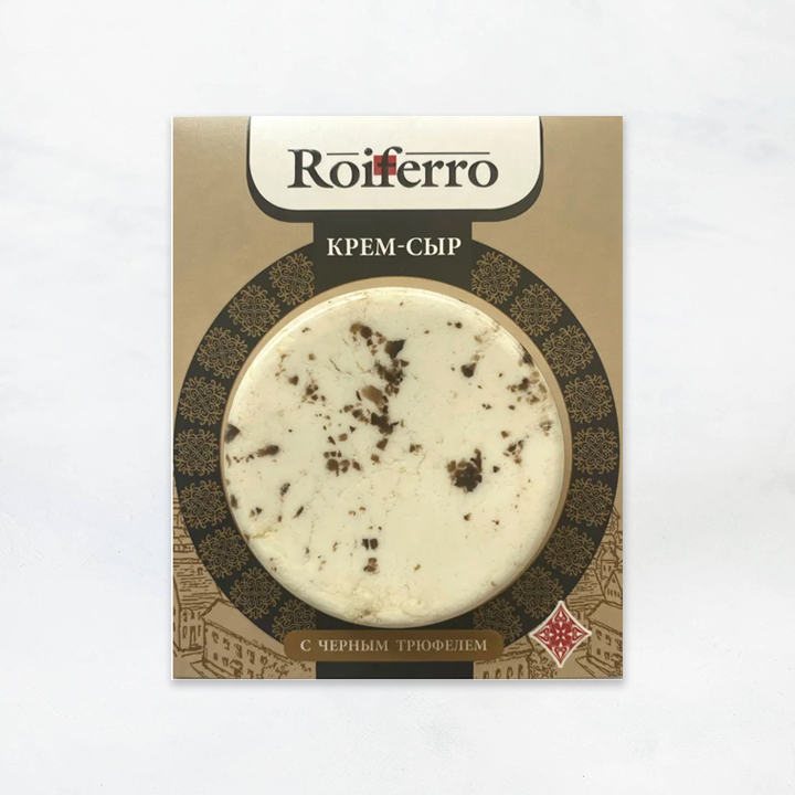 Крем-сыр с черным трюфелем 69% 120г*12 ТМ Roiferro РФ