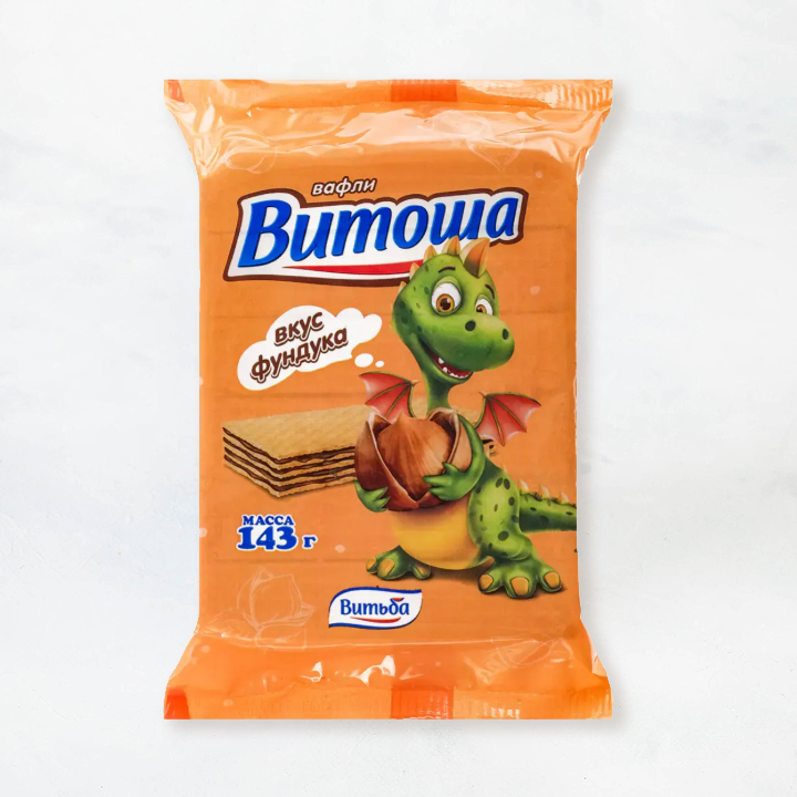 Вафли "Витоша" 143г вкус фундука Витьба