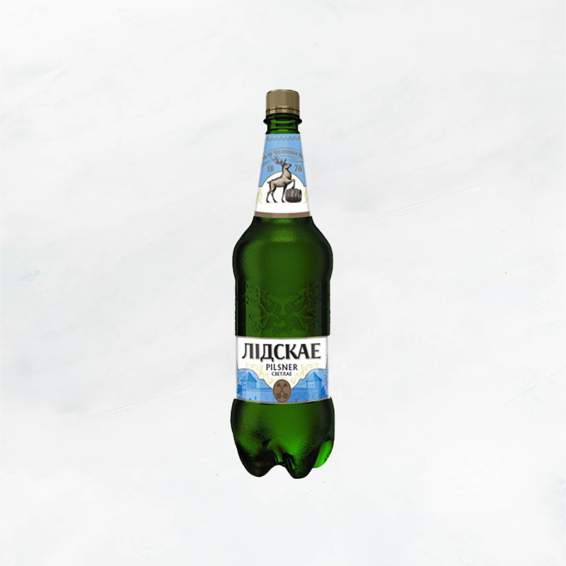 Пиво Лидское Pilsner светлое 1,5л (алкоголь 4,2%) Лидское