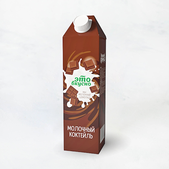 Коктейль молочный 2% 1000г с какао/мол. шок. ТетраПак Бабушкина Крынка