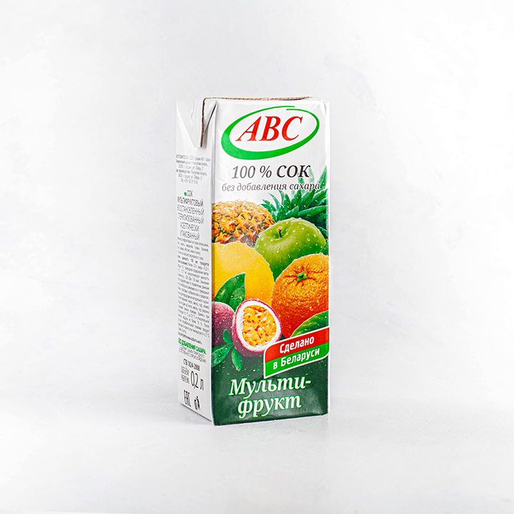 Сок 0,2 Мультифруктовый АВС