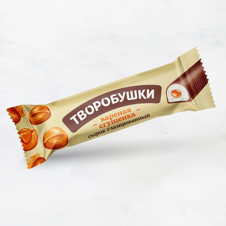 Сырок ТВОРОБУШКИ Молоко сгущенное 20% 40г Савушкин