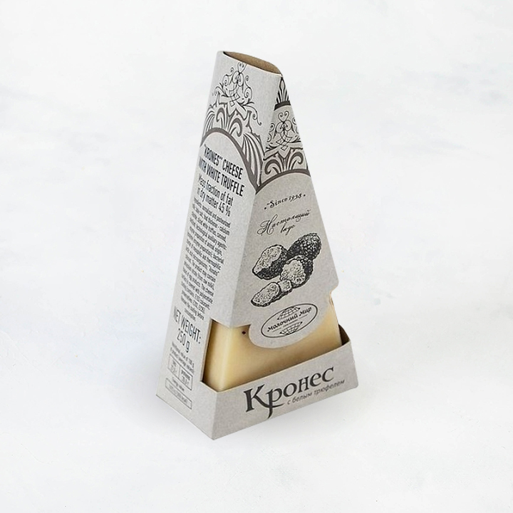 Сыр порционный Кронес с белым трюфелем 45% фикс вес 250г Молочный Мир