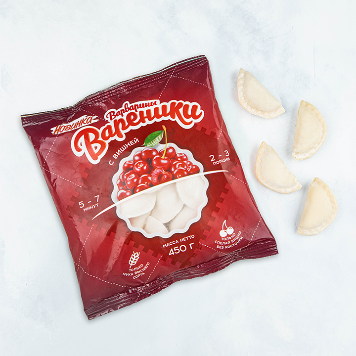 Вареники с вишней 1/450 замороженные Брест