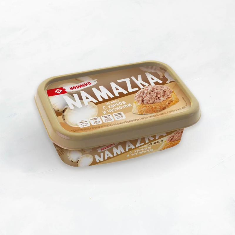 Намазка с хреном и чесноком изд мясо-раст вар. 150г Брестский МК