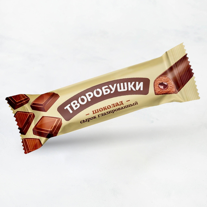 Сырок ТВОРОБУШКИ начинка шоколад 20% 40г Савушкин