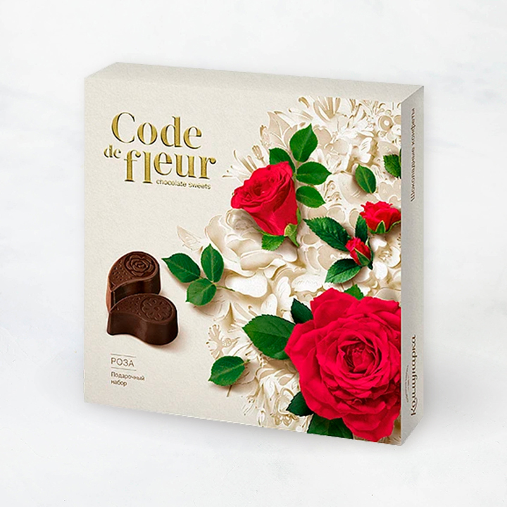 Набор конфет Code de fleur роза 250г 1/4 Коммунарка