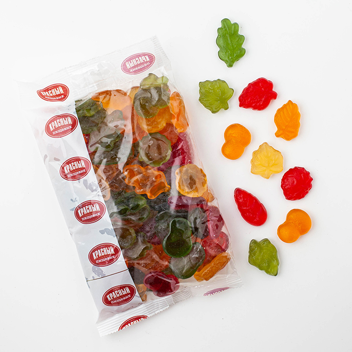 Мармелад Веселая осень желейный весовой Красный пищевик